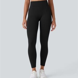 HALARA Black Ribbed Leggings